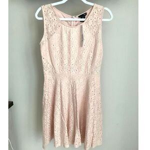Aqua - Pale Pink Lace Dress - SIZE  Large - Brand New!